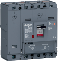 HES041DC Leistungsschalter h3+ P160 TM ADJ 4P4D N0-100% 40A 70kA CTC