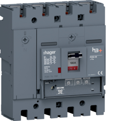 HMT101GR Leistungsschalter h3+ P250 LSnI 4P4D N0-50-100% 100A 50kA FTC