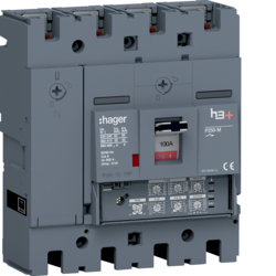 HMT101JR Leistungsschalter h3+ P250 LSI 4P4D N0-50-100% 100A 50kA FTC
