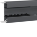 BRN6517019011 Brüstungskanal-Unterteil Profil Geräteeinbau BRN 68x170mm aus PVC in grschwarz
